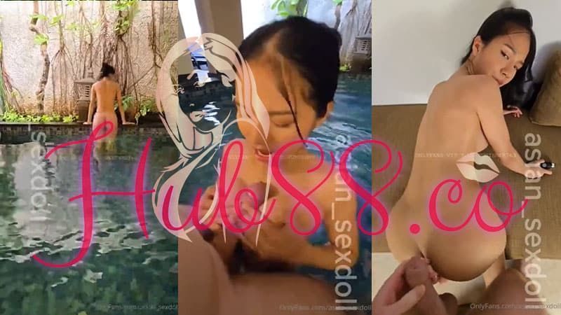 asian_sexdoll น้องฝนเย็ดสดริมสระ